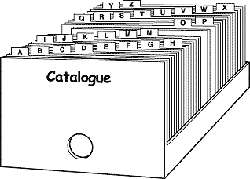 catalogue cards