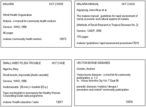 Title catalogues