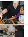 People working together, India and Palestine