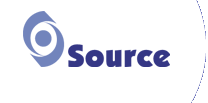 Source logo and link to homepage
