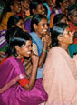 women at a meeting, India